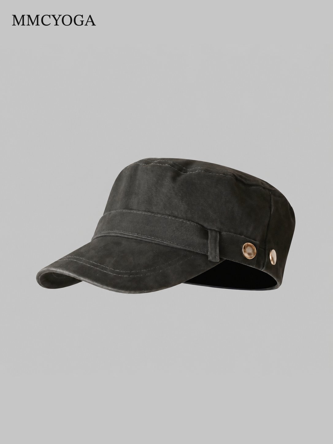 Vintage Military-Style Flat Top Cap