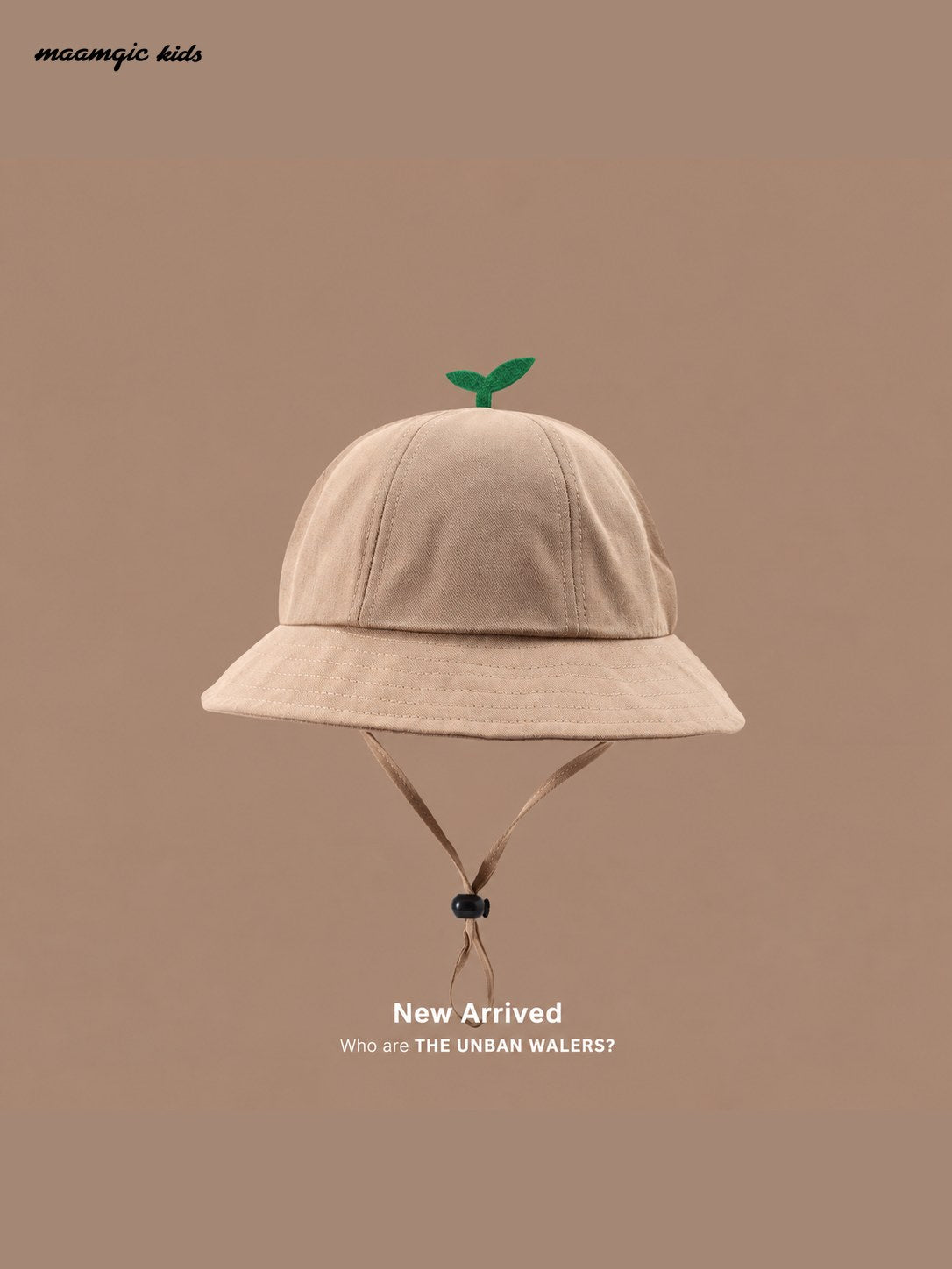 Kids Wide Brim Sun Hat with Chin Strap