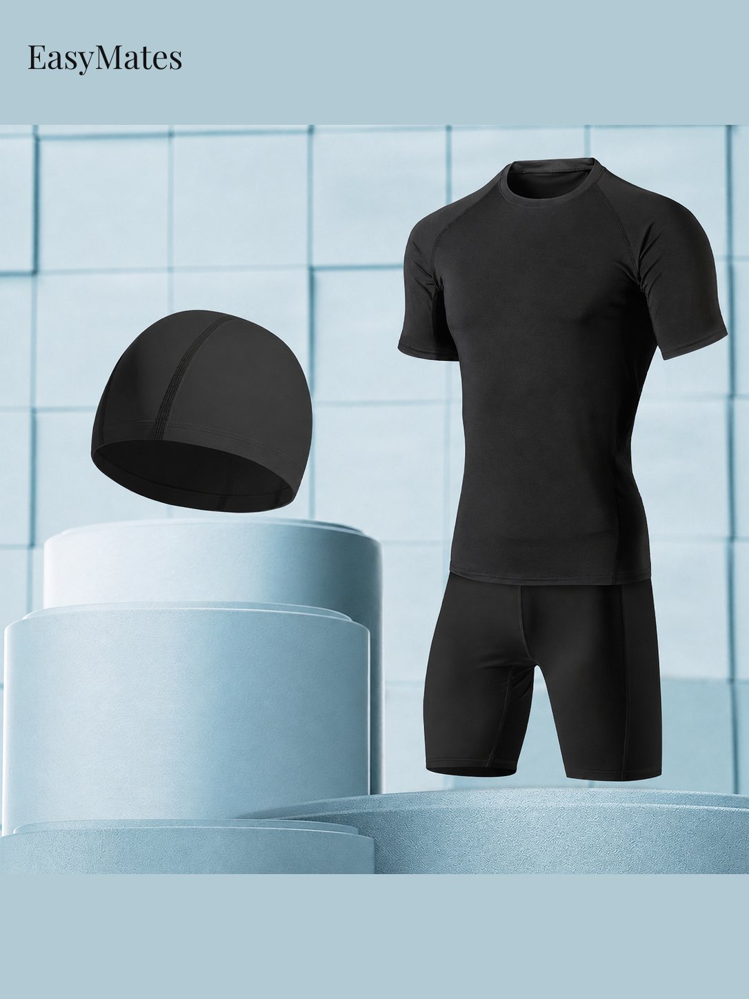 Men's Quick‑Dry Modest Swimwear Set