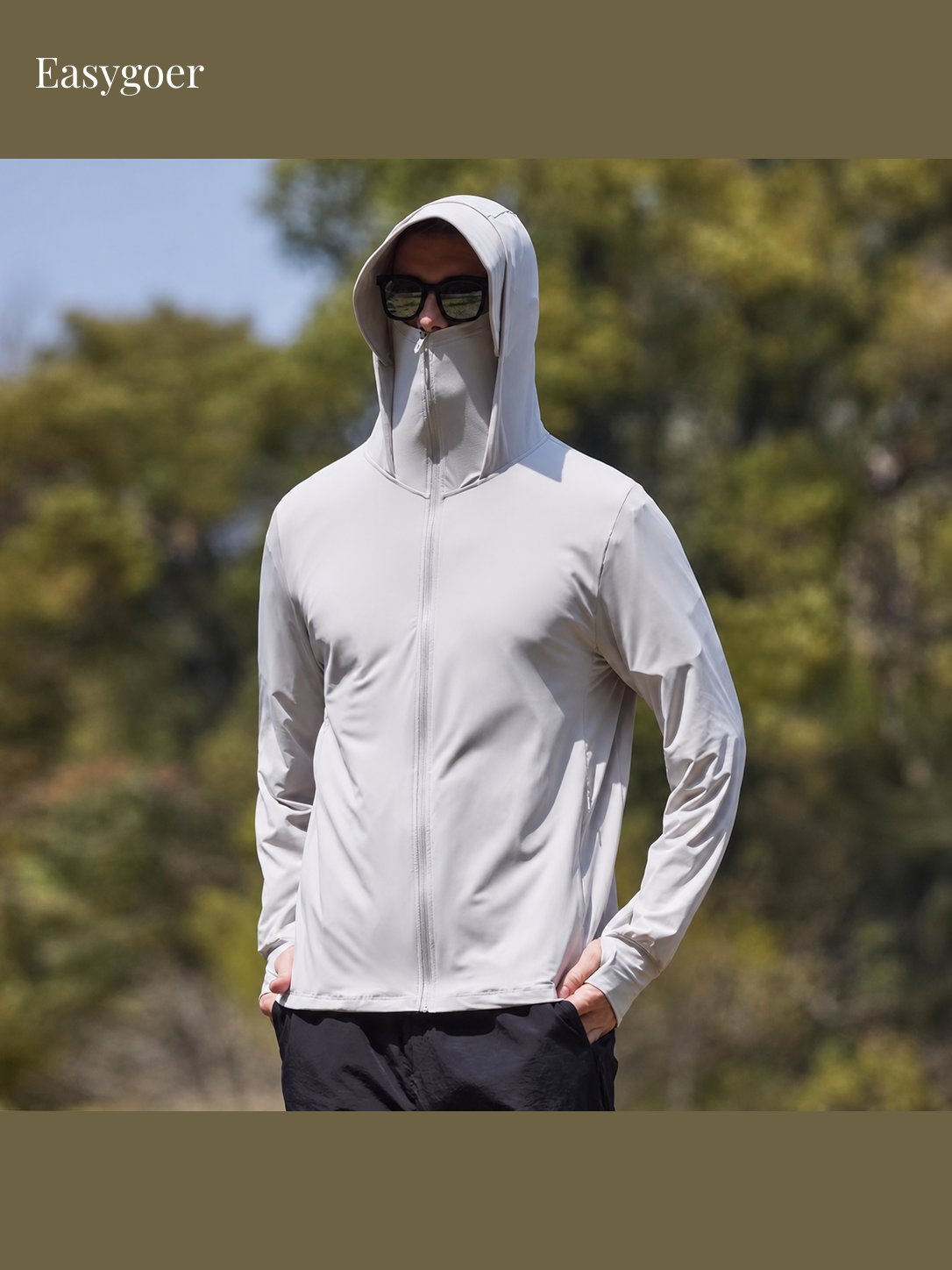 Lightweight Hooded Sun Protection Jacket