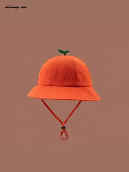 Kids Wide Brim Sun Hat with Chin Strap