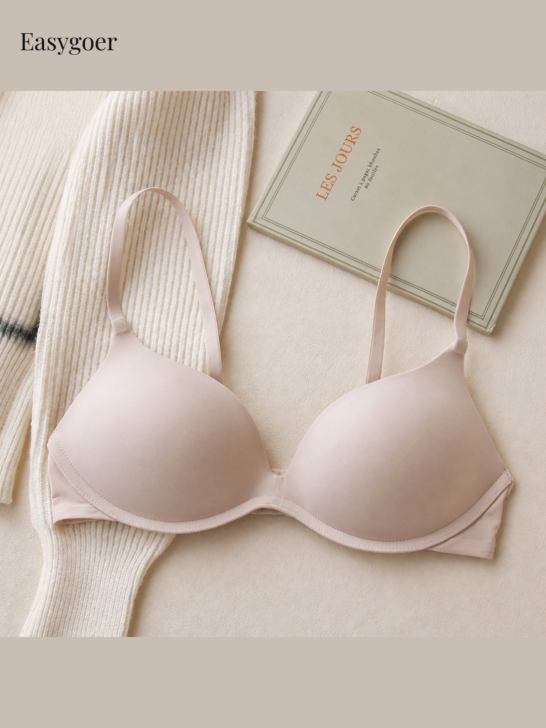 Seamless Wireless Push-Up Bra