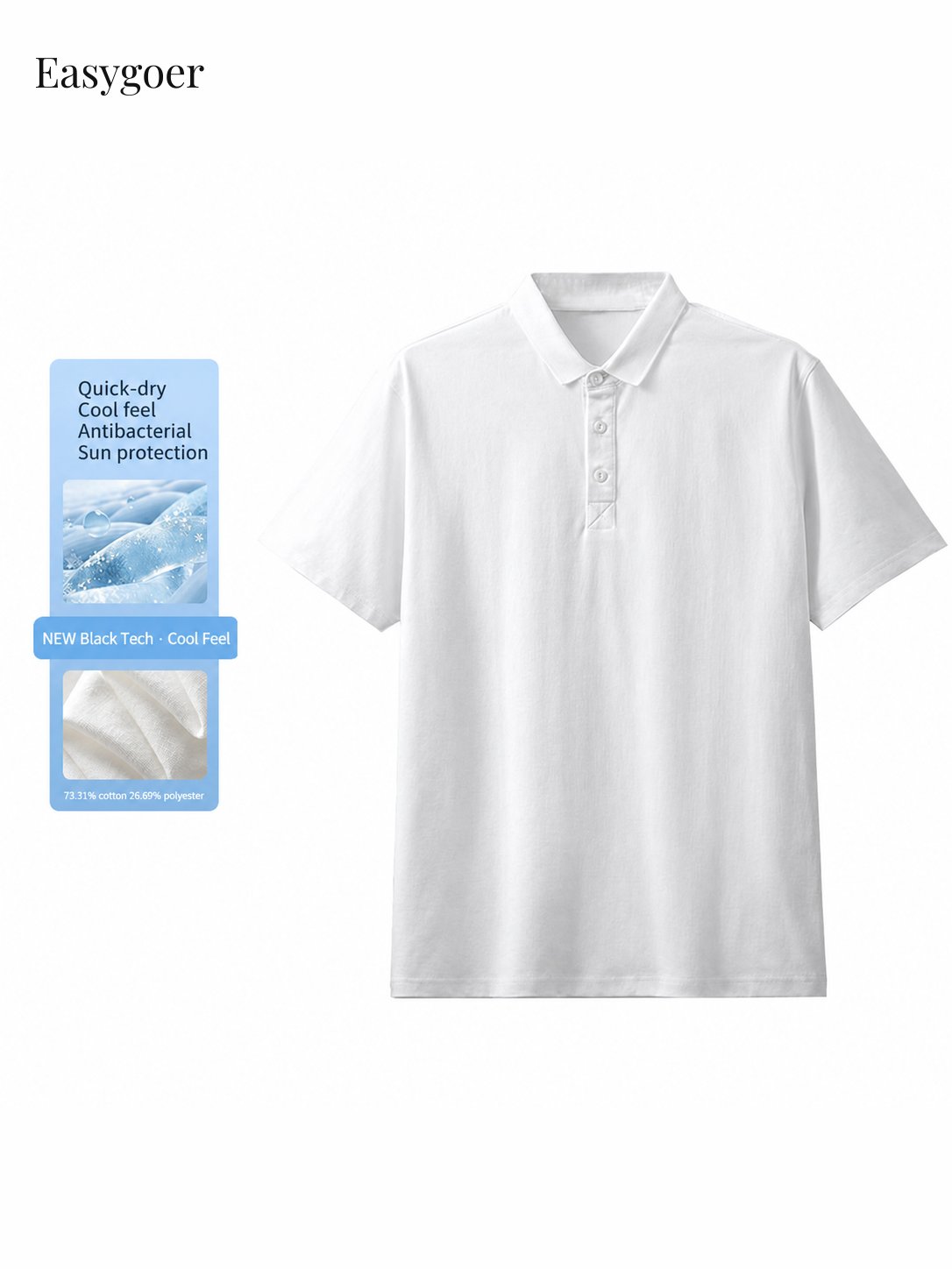 320G Heavyweight Cotton Short-Sleeve Polo Shirt