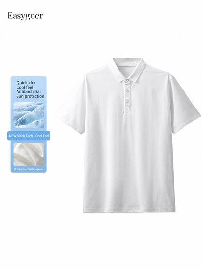 320G Heavyweight Cotton Short-Sleeve Polo Shirt