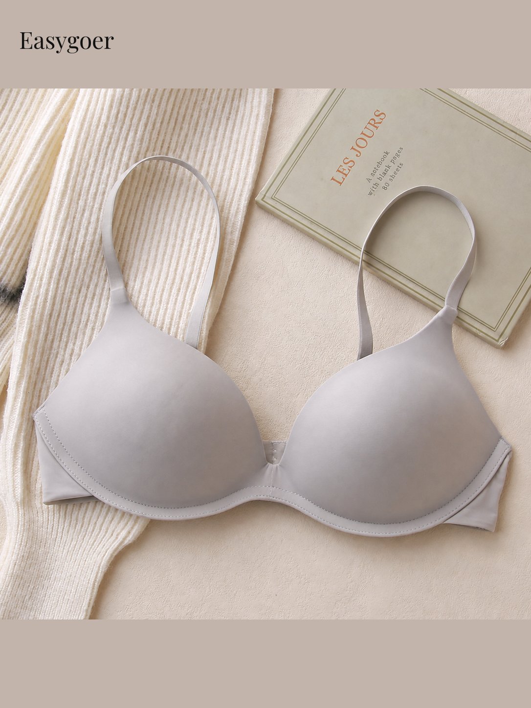 Seamless Wireless Push-Up Bra