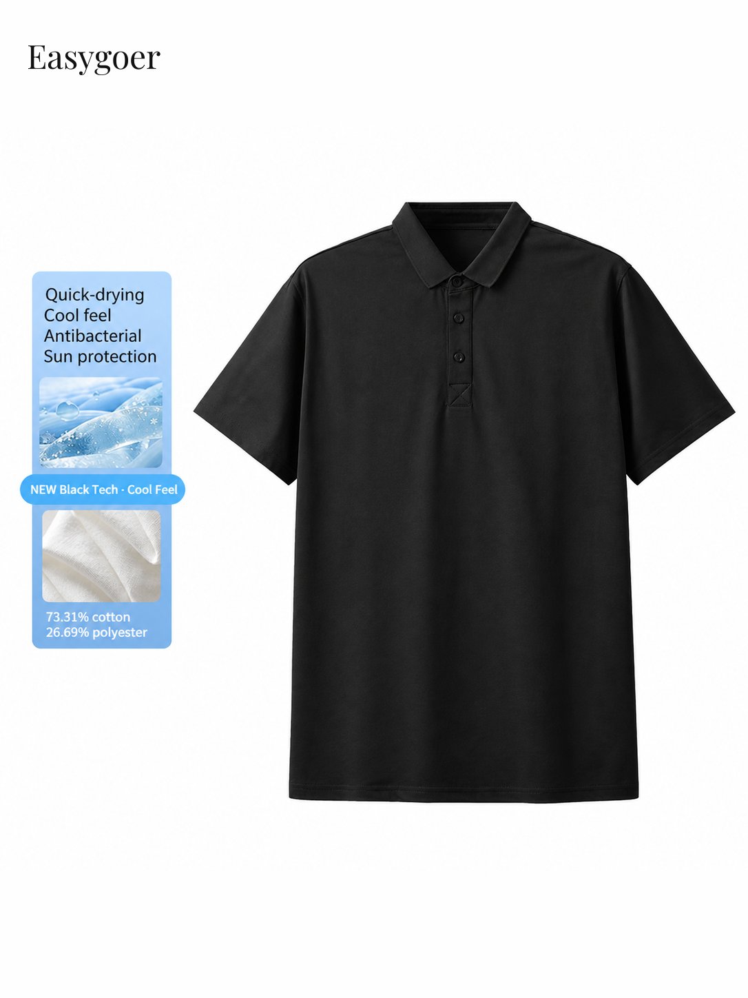 320G Heavyweight Cotton Short-Sleeve Polo Shirt