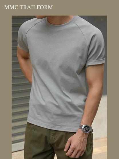 Men's Heavyweight Raglan Cotton T-Shirt