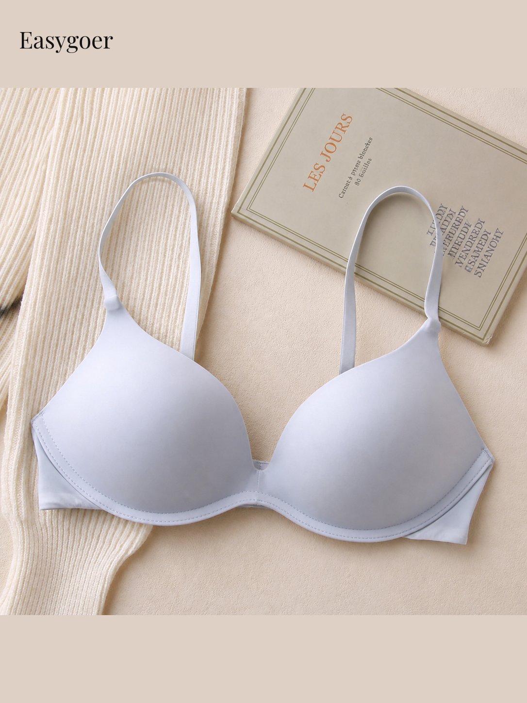 Seamless Wireless Push-Up Bra