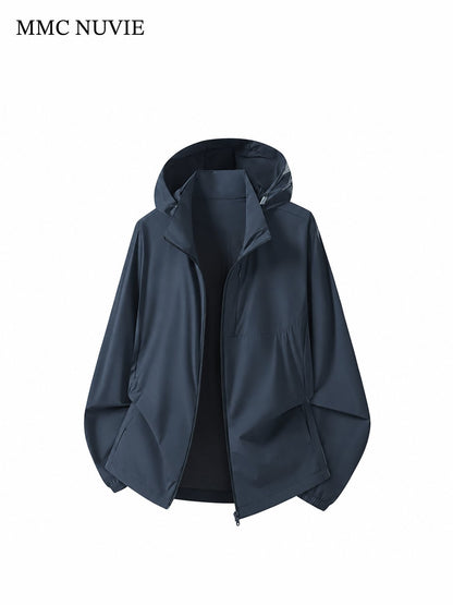 Unisex Lightweight Stand Collar Sun Protection Jacket