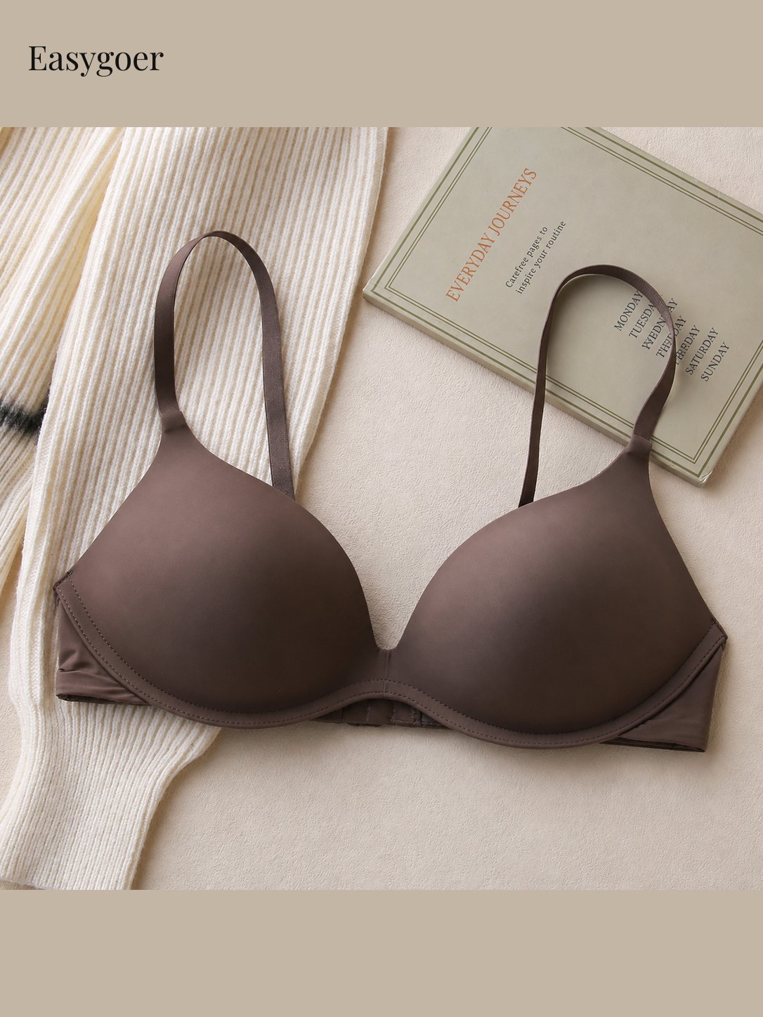 Seamless Wireless Push-Up Bra