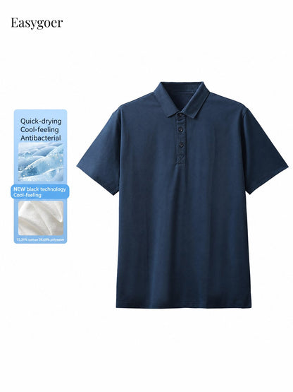 320G Heavyweight Cotton Short-Sleeve Polo Shirt