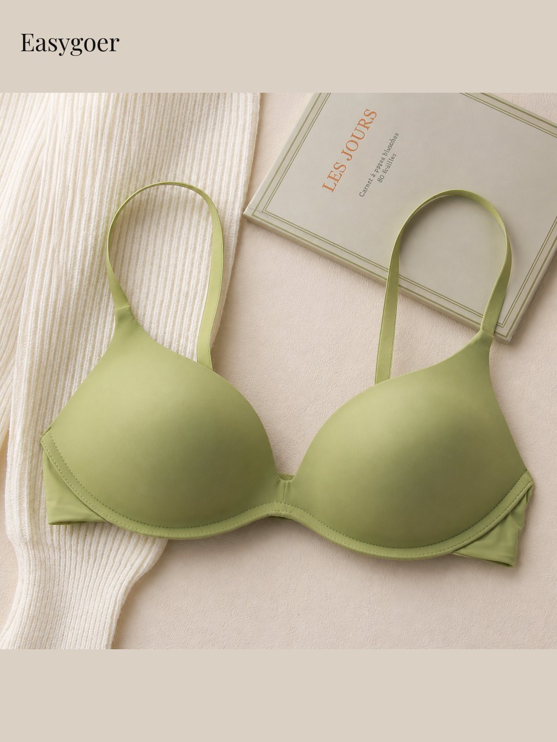Seamless Wireless Push-Up Bra