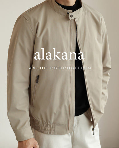 Men's Everyday Stand Collar Bomber Jacket