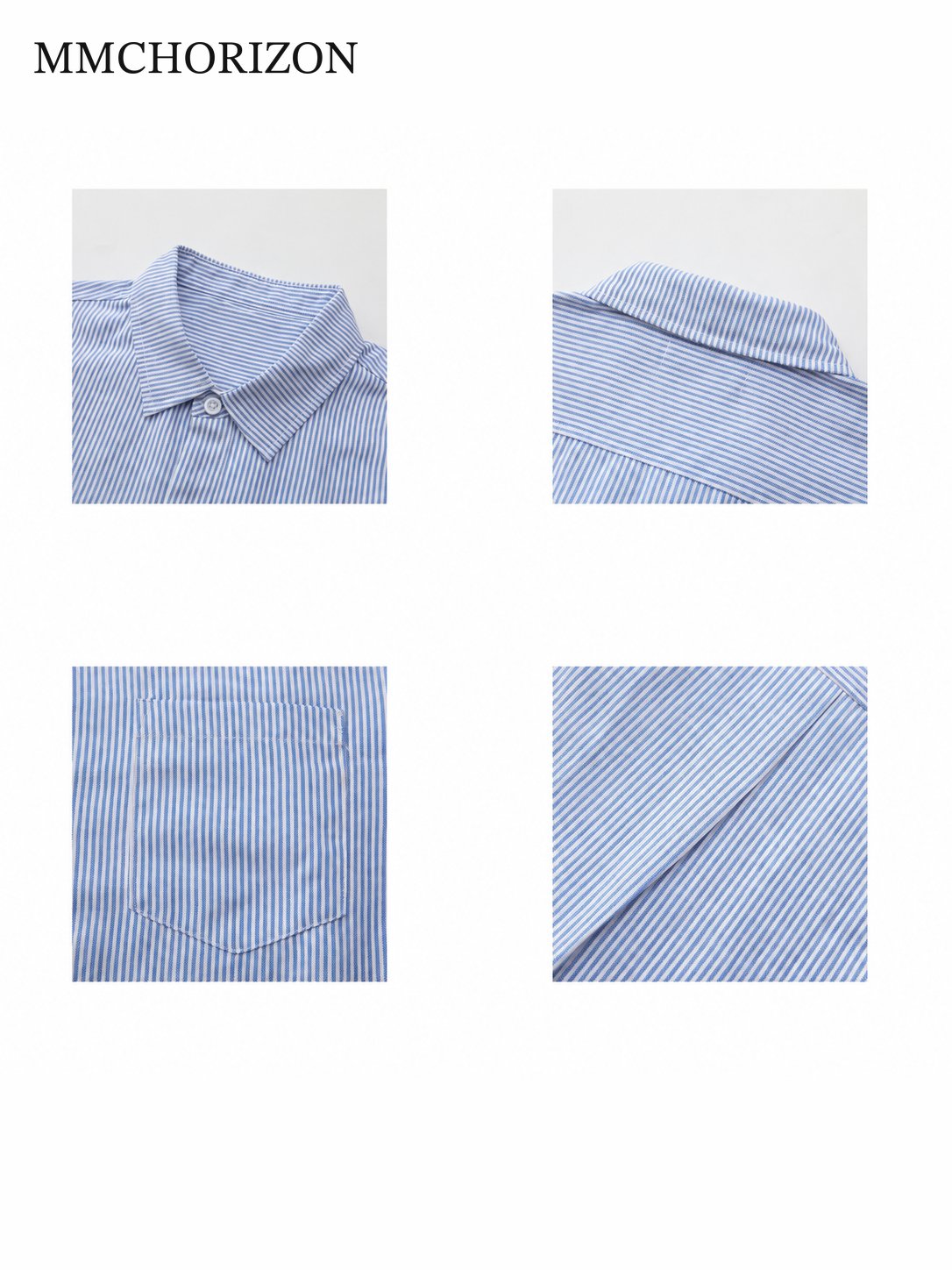 Striped Boxy Shirt – Relaxed Fit Long Sleeve Button-Up