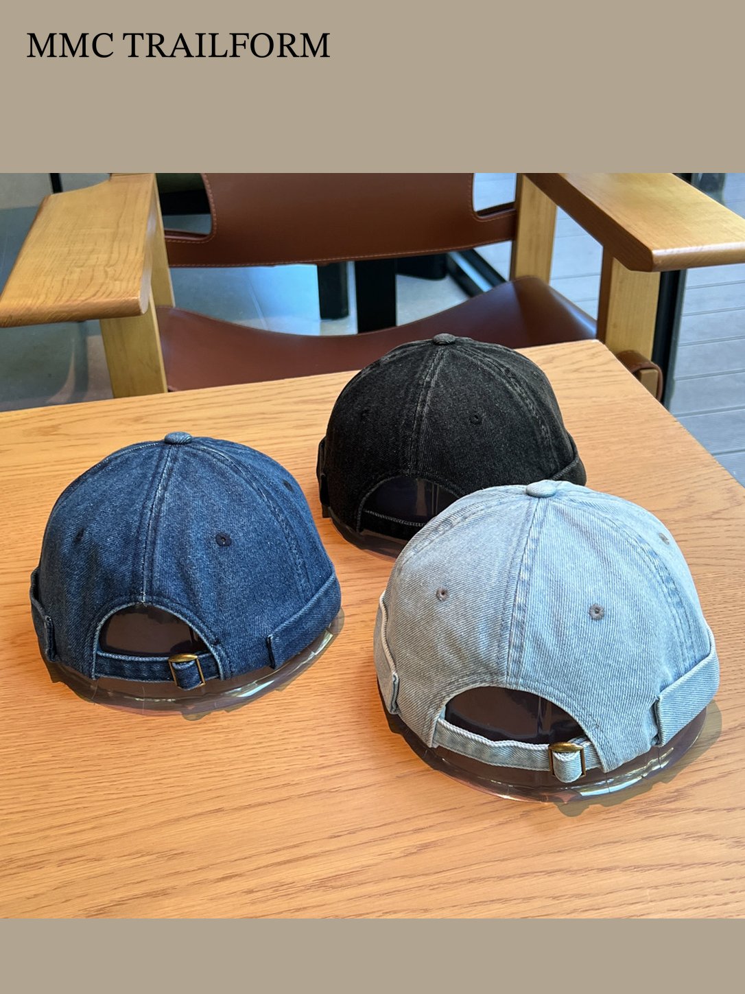 Unisex Vintage Washed Denim Baseball Cap