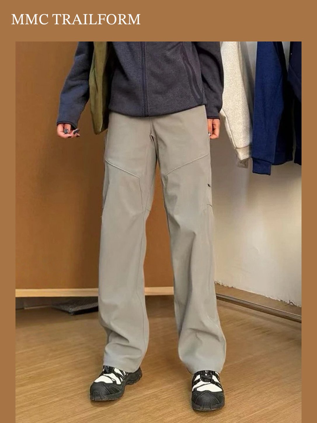 Men's Utility Panel Straight-Leg Cargo Pants