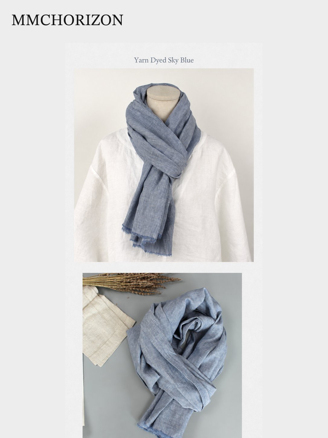 Unisex Soft Cotton Fringed Scarf