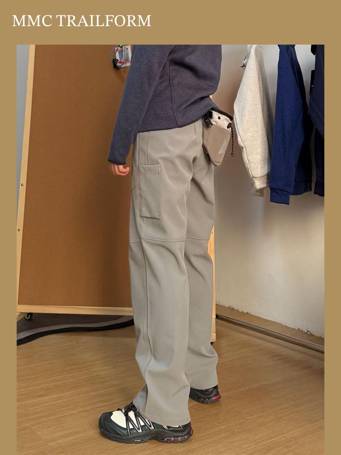 Men's Utility Panel Straight-Leg Cargo Pants