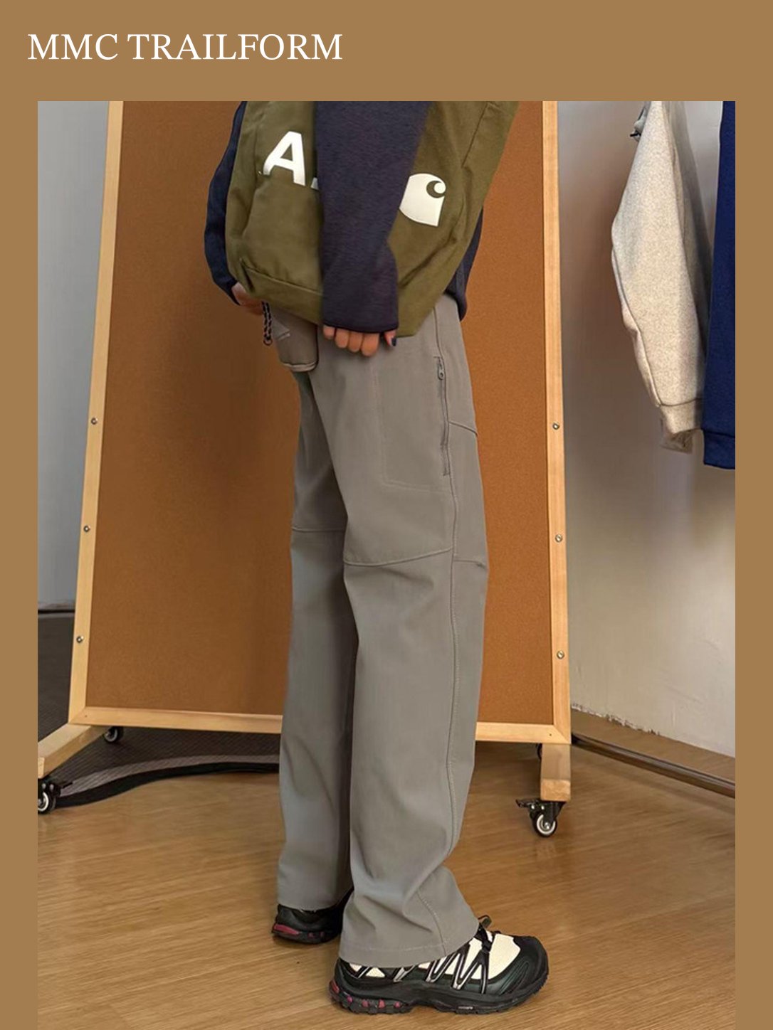 Men's Utility Panel Straight-Leg Cargo Pants