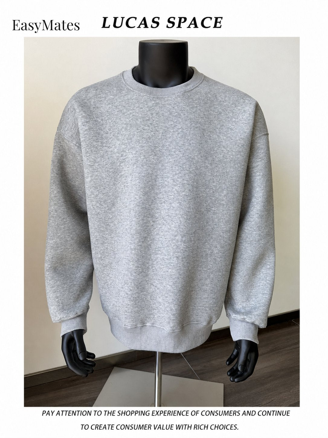 Cleanfit Heavyweight 420g Crew Neck Sweatshirt