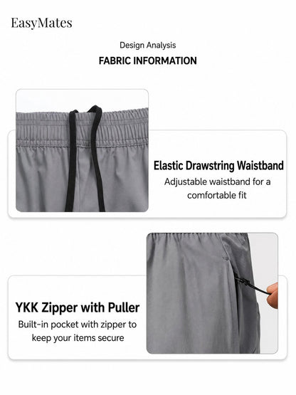 Men's Loose‑Fit Quick‑Dry Athletic Shorts