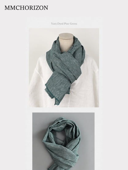 Unisex Soft Cotton Fringed Scarf
