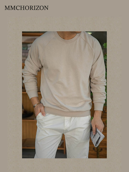 Men's Vintage Raglan Crewneck Sweatshirt