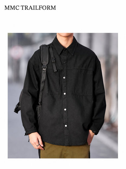 Men's Vintage Washed Utility Overshirt