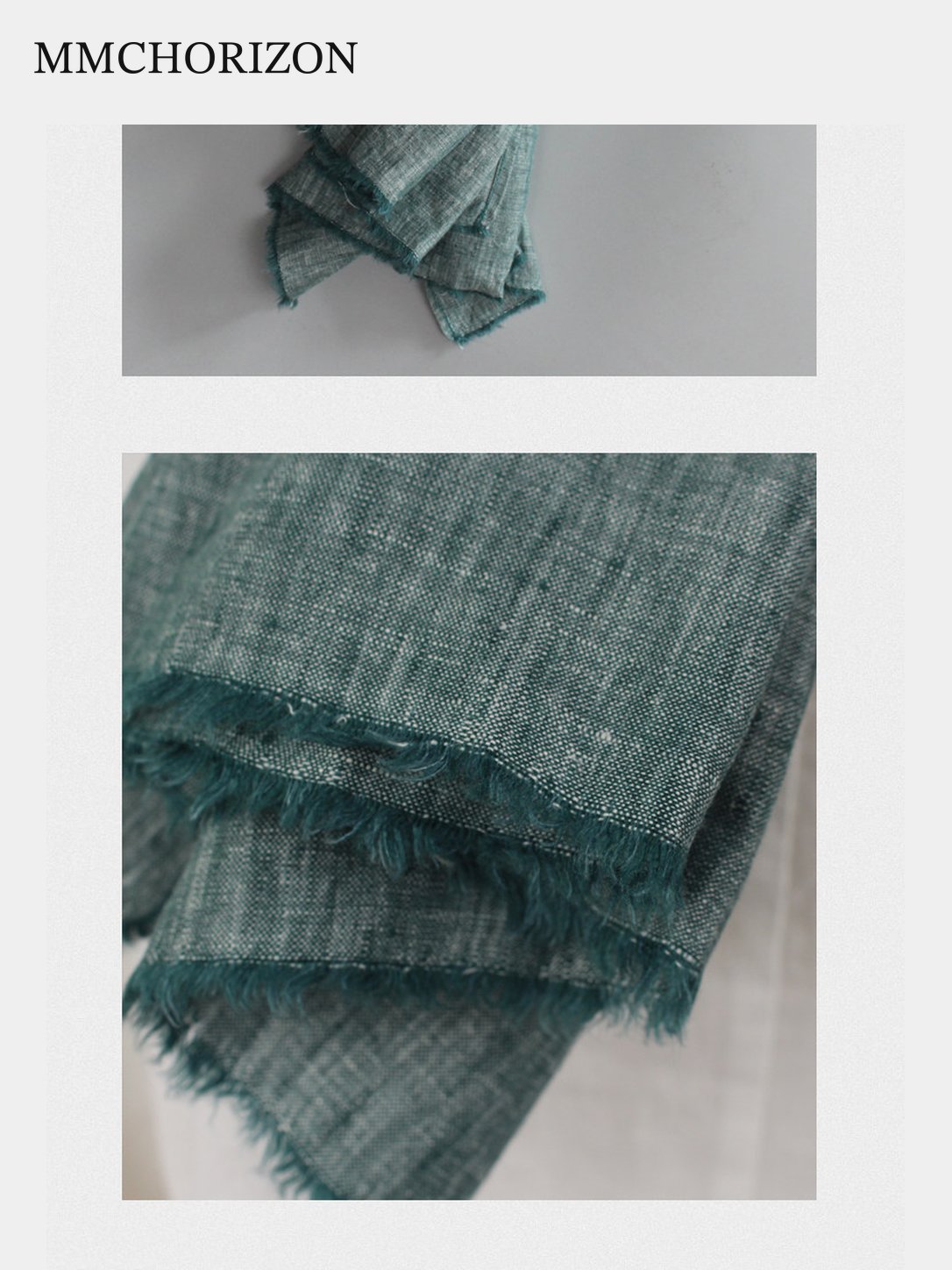 Unisex Soft Cotton Fringed Scarf