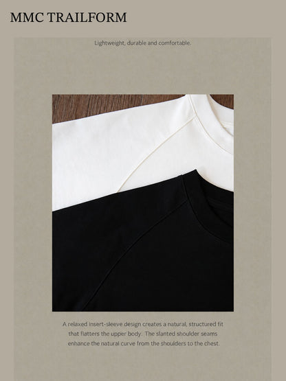 Men's Heavyweight Raglan Cotton T-Shirt