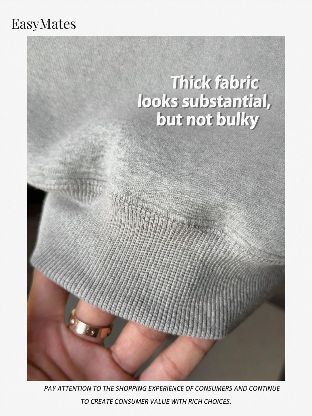 Cleanfit Heavyweight 420g Crew Neck Sweatshirt