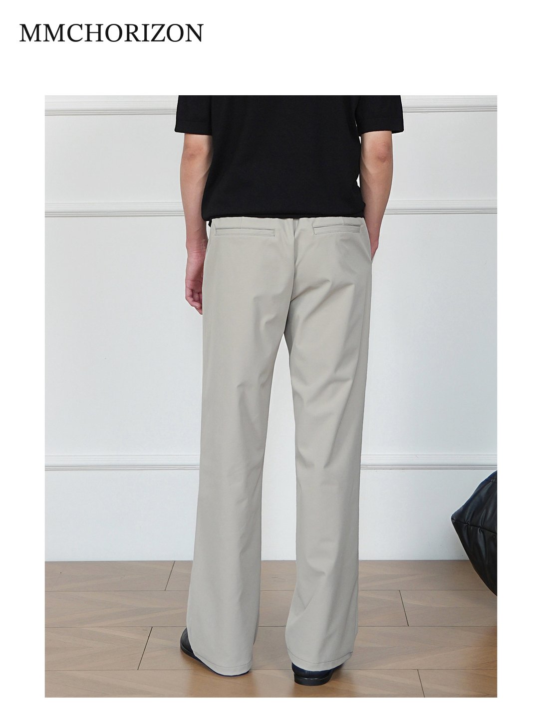 Men's Minimalist Wide-Leg Tailored Pants