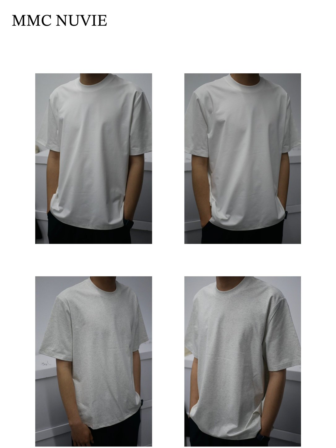Men's Heavyweight Boxy Crew Neck T-Shirt