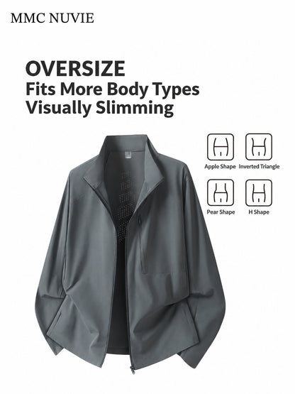Unisex Lightweight Stand Collar Sun Protection Jacket