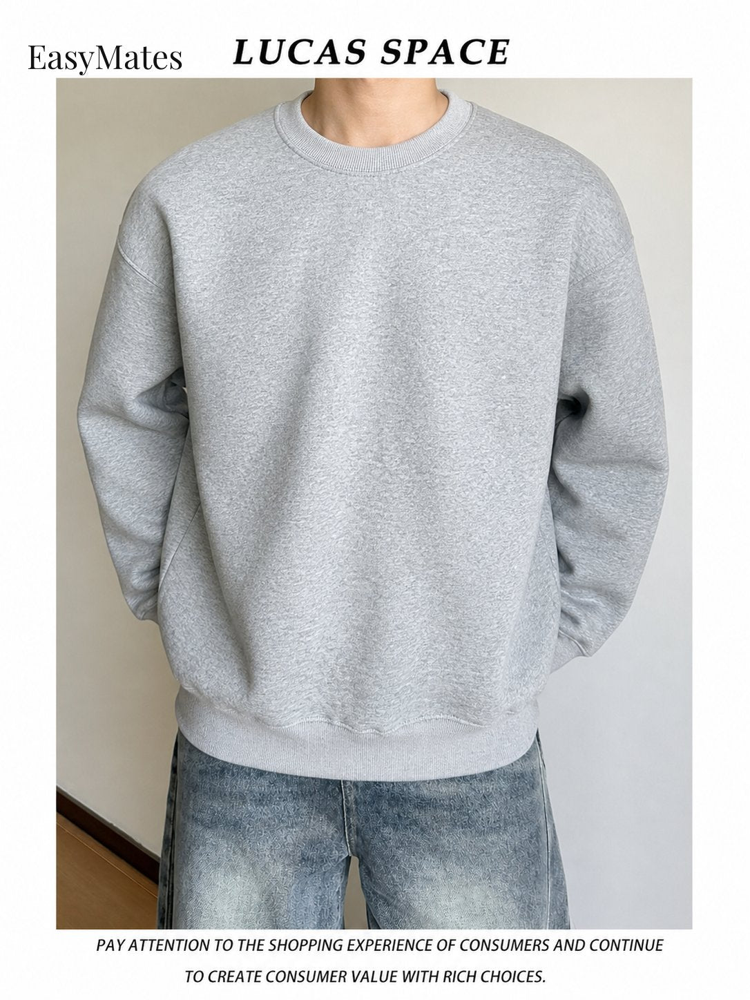 Cleanfit Heavyweight 420g Crew Neck Sweatshirt