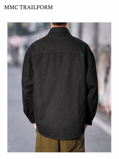 Men's Vintage Washed Utility Overshirt