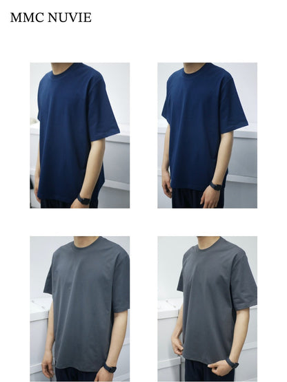 Men's Heavyweight Boxy Crew Neck T-Shirt