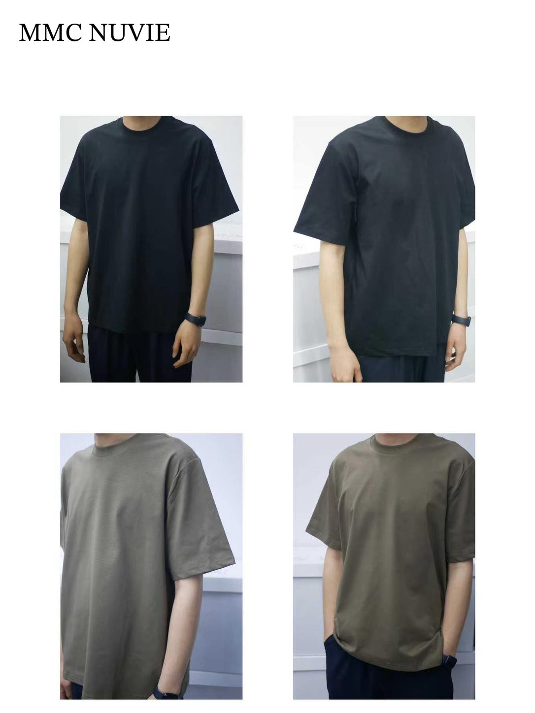 Men's Heavyweight Boxy Crew Neck T-Shirt