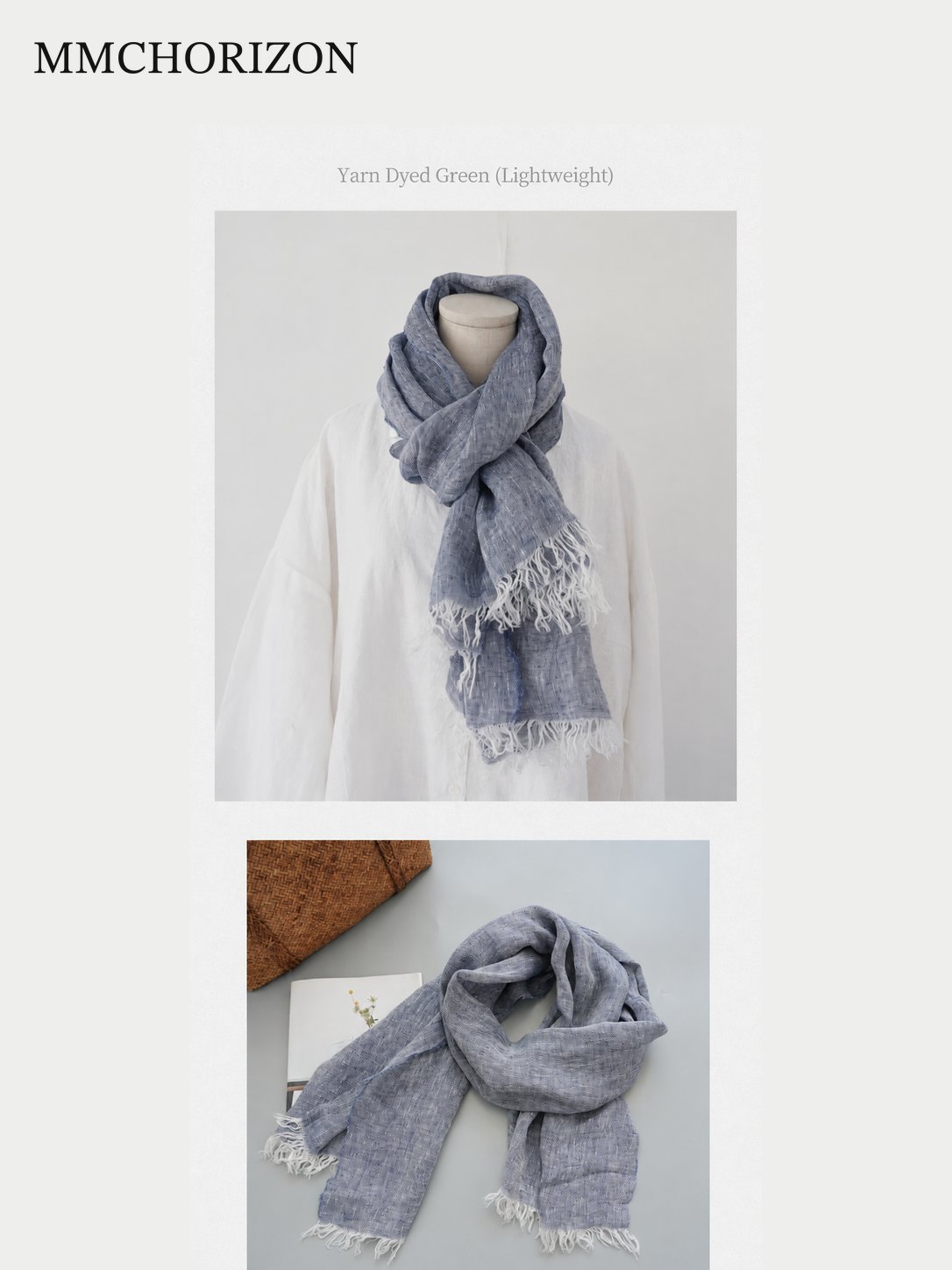 Unisex Soft Cotton Fringed Scarf