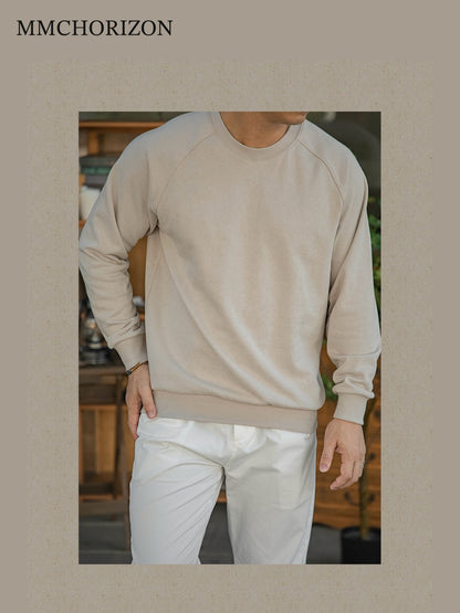 Men's Vintage Raglan Crewneck Sweatshirt