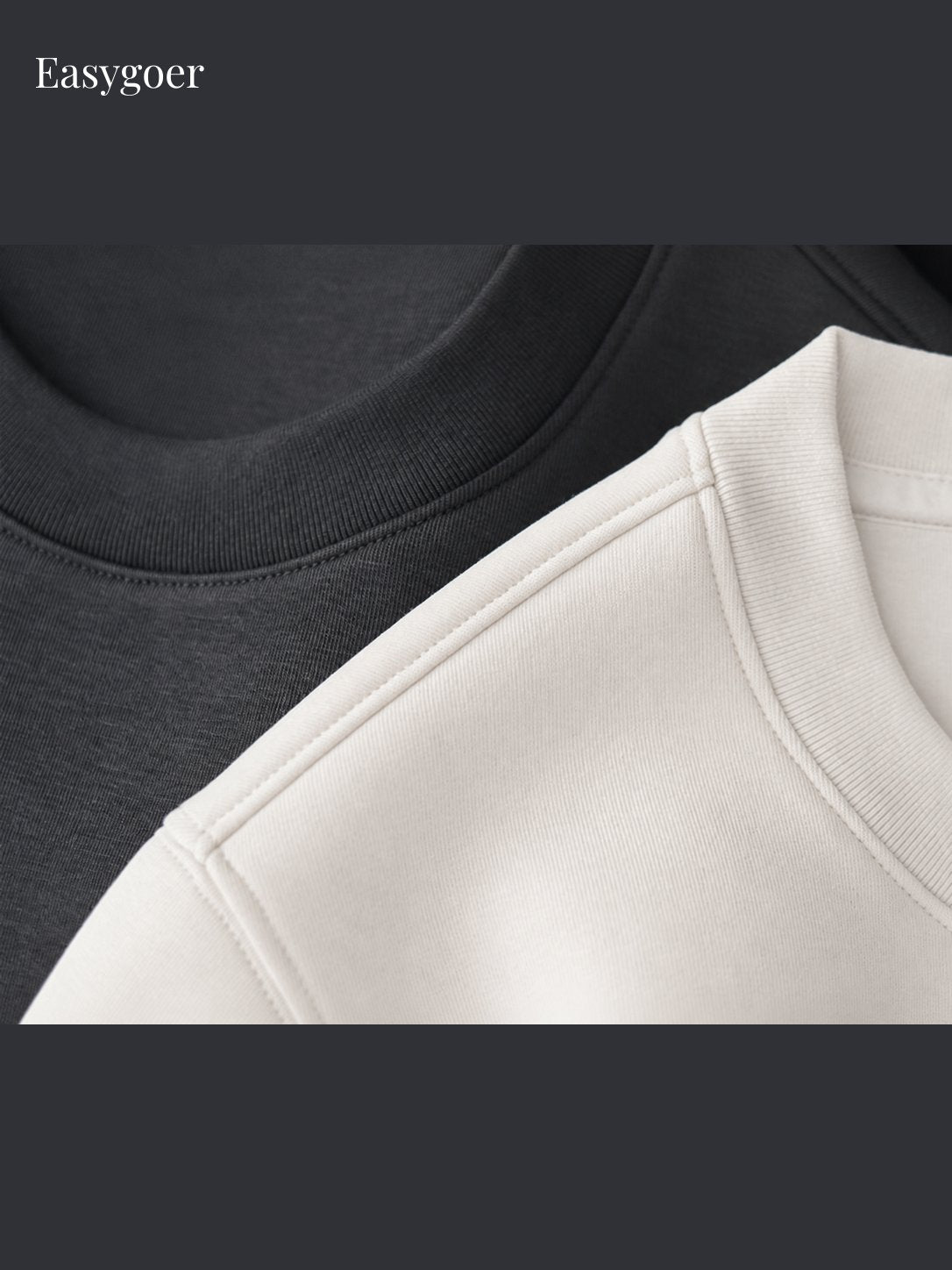 Minimalist Air-Layer Crewneck Sweatshirt