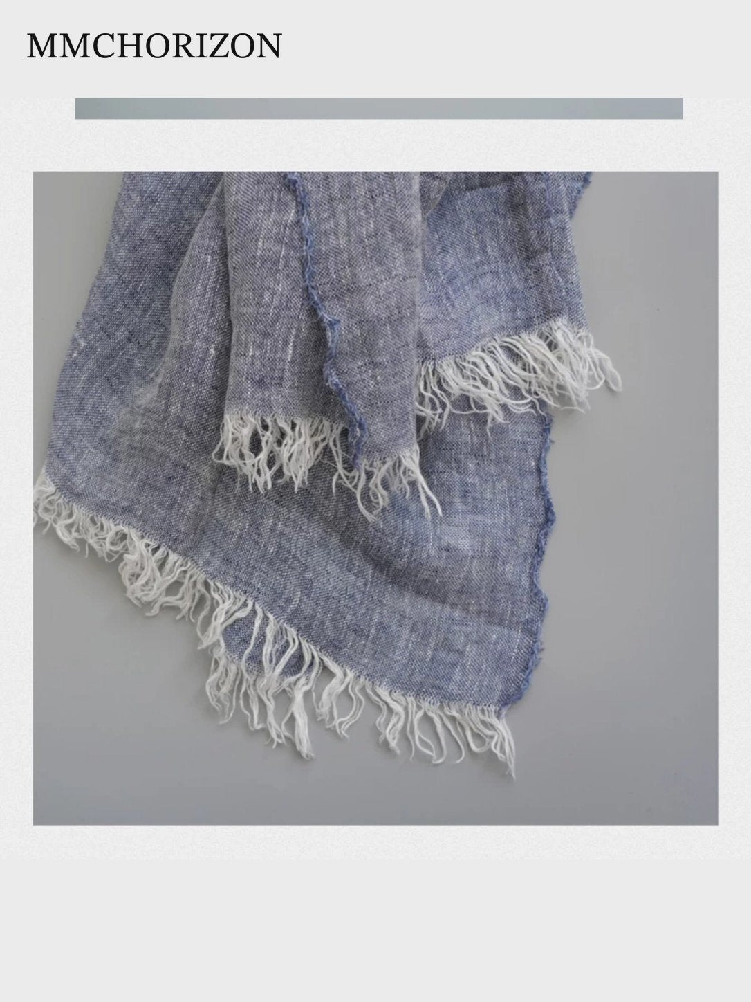 Unisex Soft Cotton Fringed Scarf