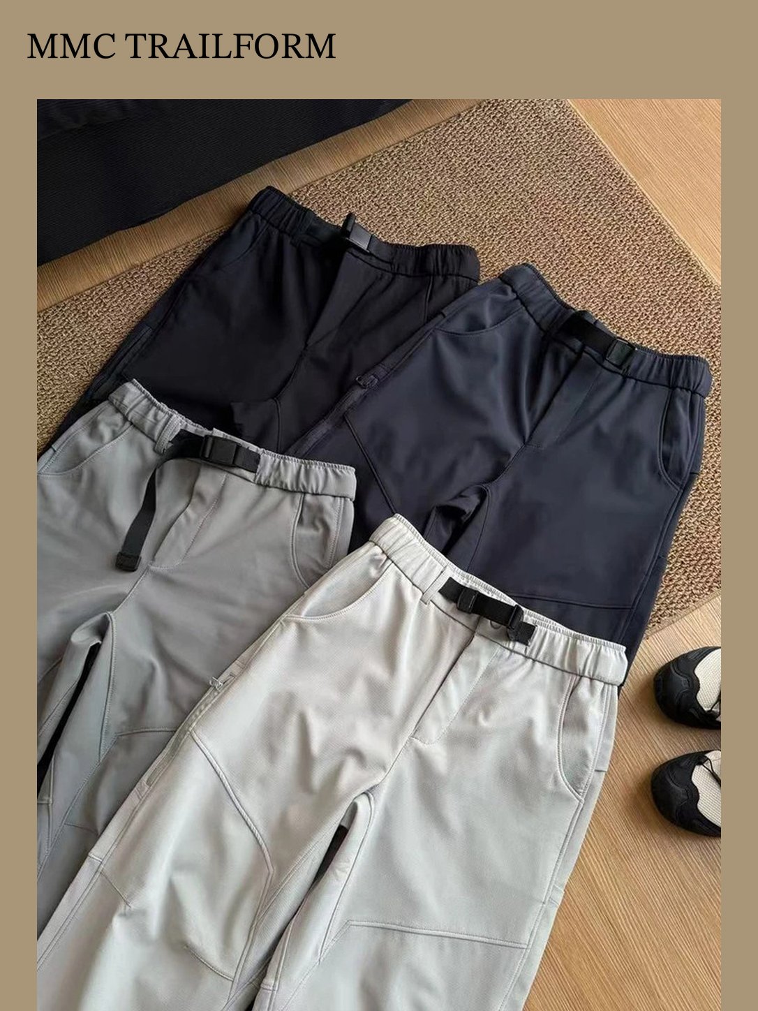 Men's Utility Panel Straight-Leg Cargo Pants