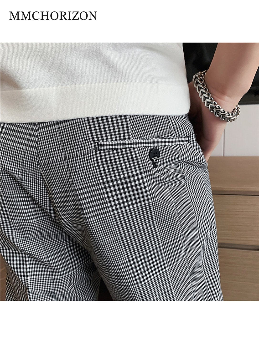 Men's Classic Plaid Tailored Shorts