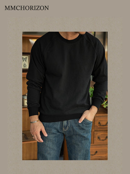 Men's Vintage Raglan Crewneck Sweatshirt