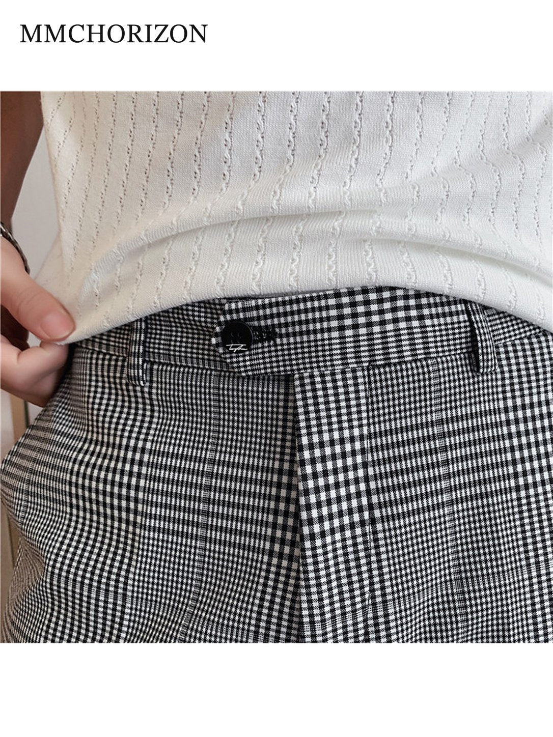 Men's Classic Plaid Tailored Shorts