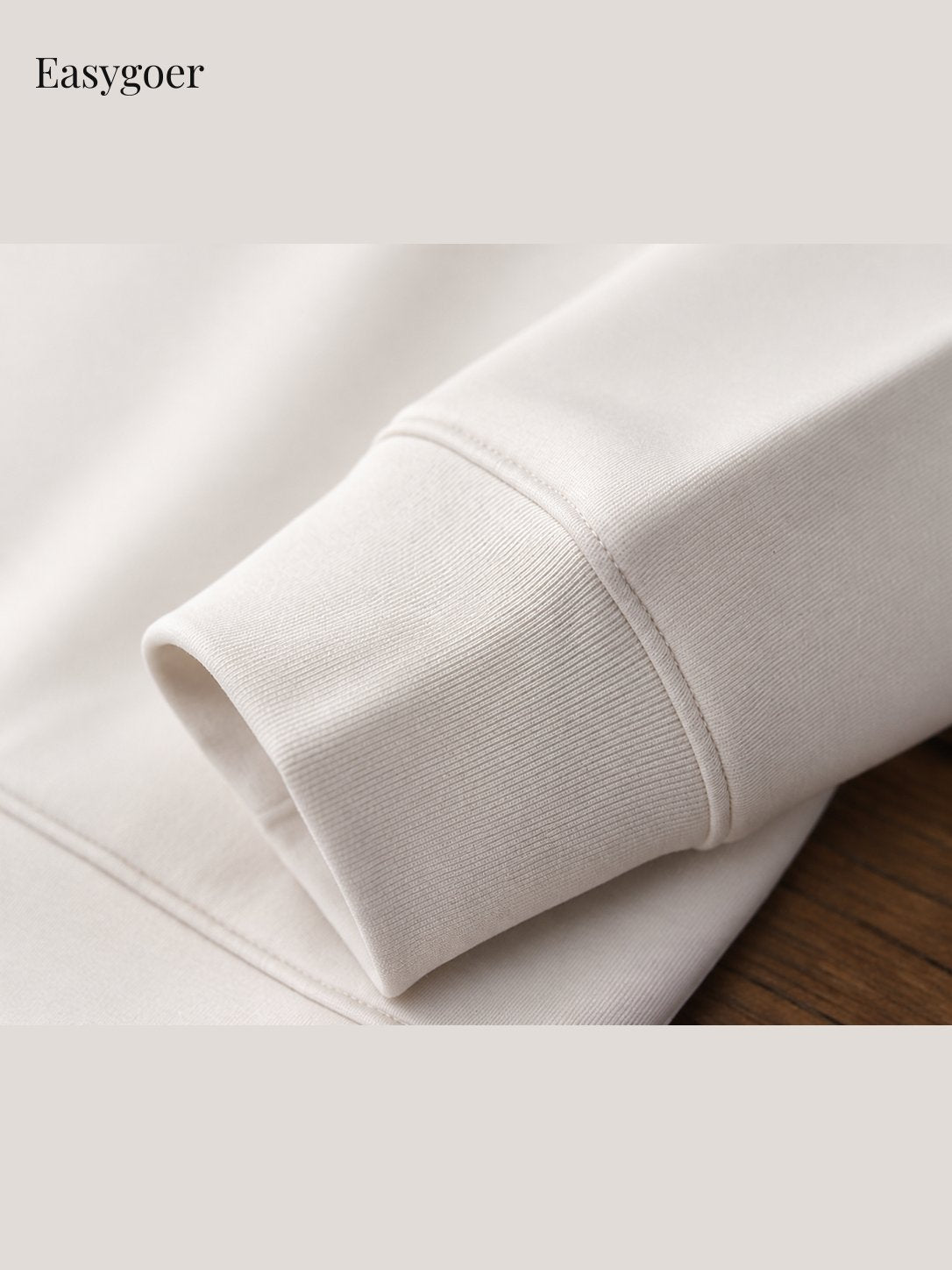 Minimalist Air-Layer Crewneck Sweatshirt