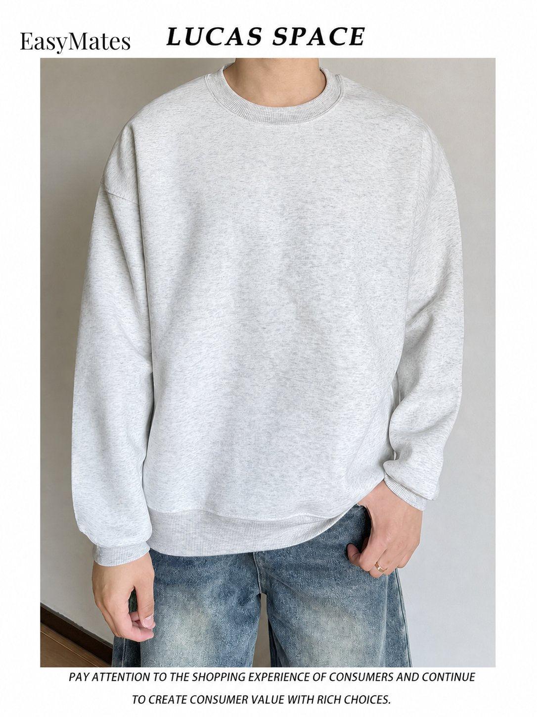 Cleanfit Heavyweight 420g Crew Neck Sweatshirt