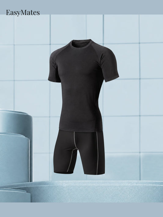 Men's Quick‑Dry Modest Swimwear Set