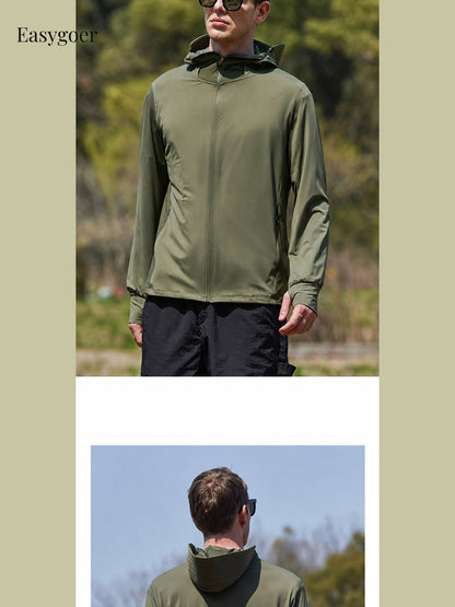 Lightweight Hooded Sun Protection Jacket